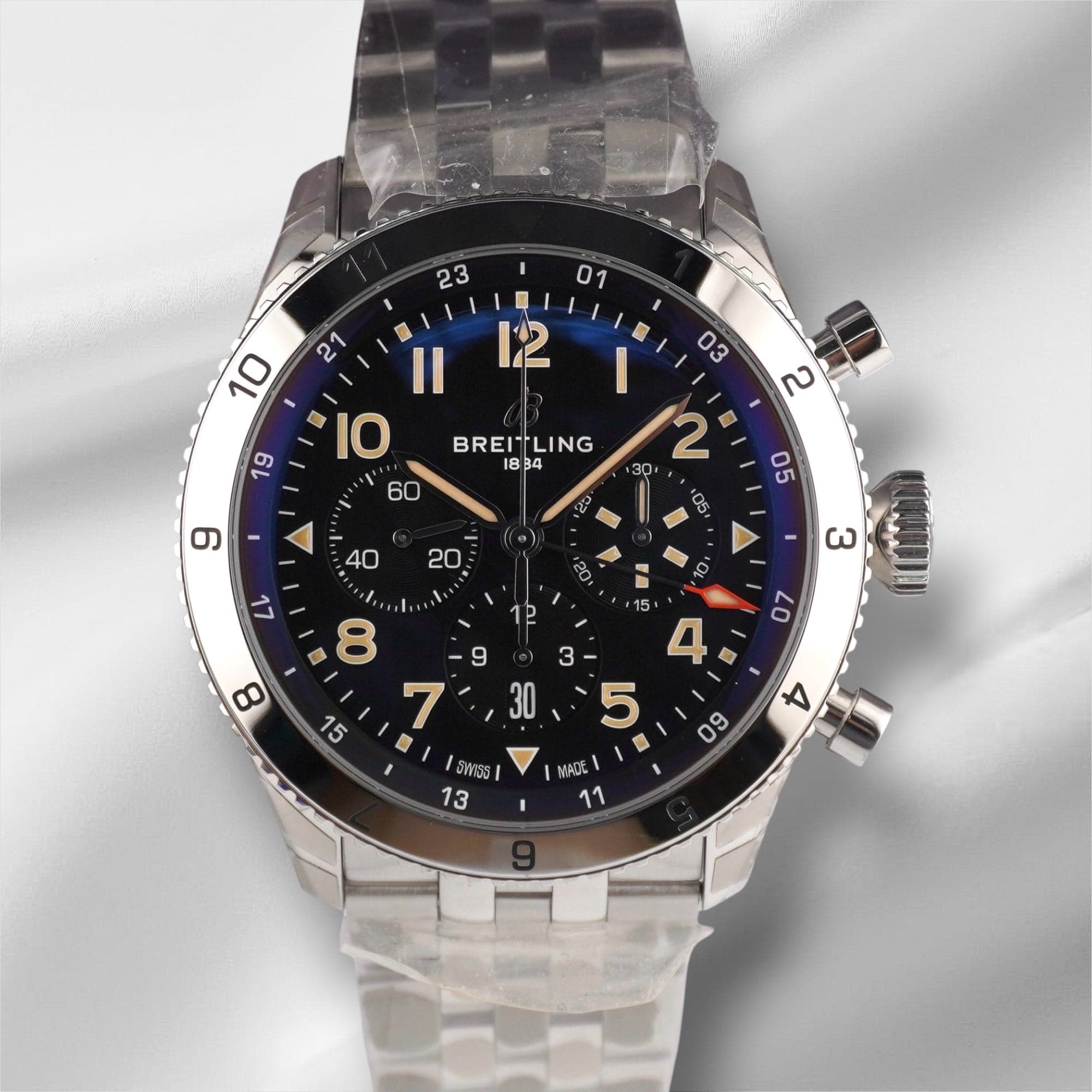 Breitling Super AVI B04 Chrono GMT 46mm P-51 Mustang - Photo 1