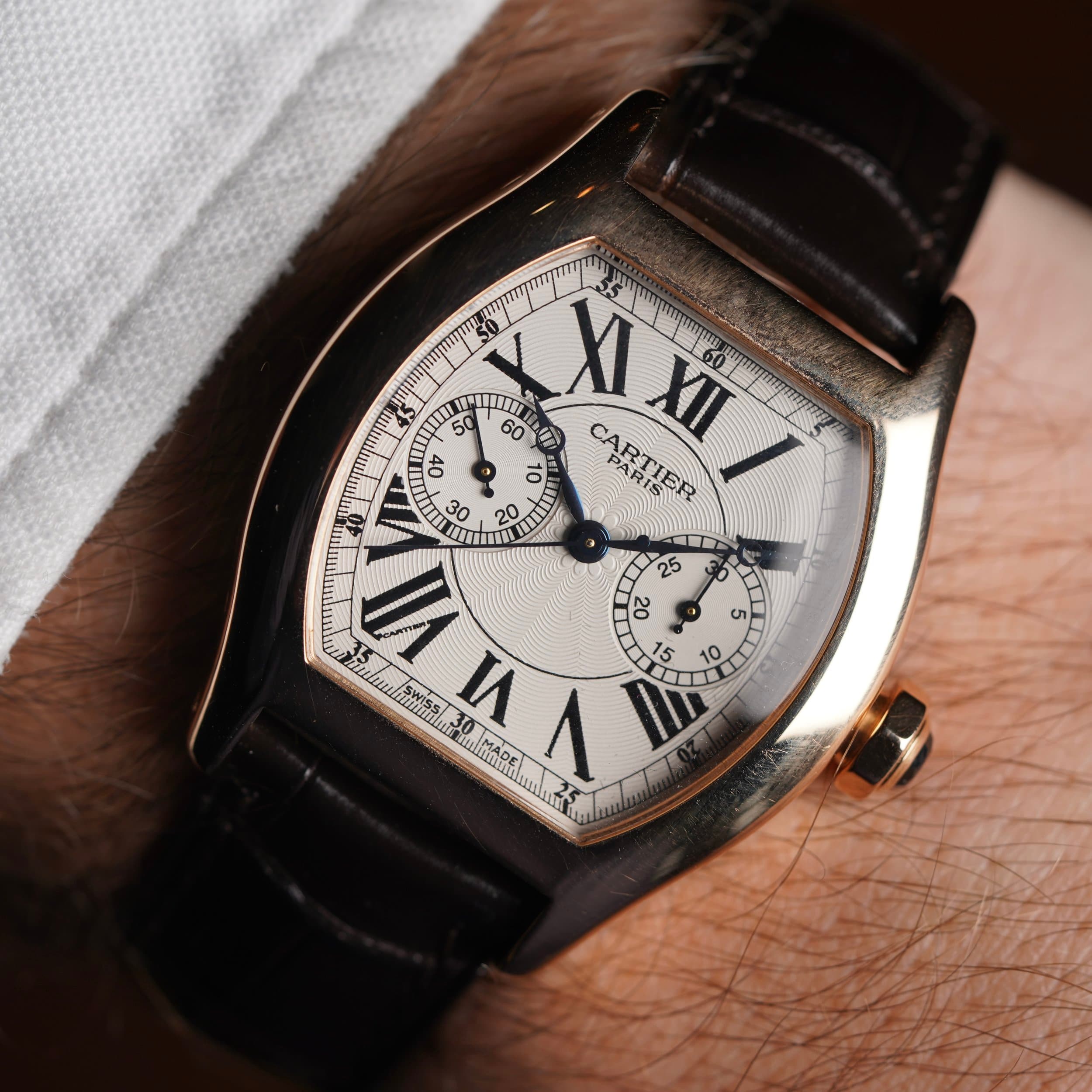 Cartier Tortue CPCP Monopoussoir Chronograph - Photo 1